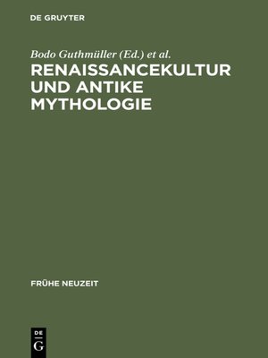 cover image of Renaissancekultur und antike Mythologie